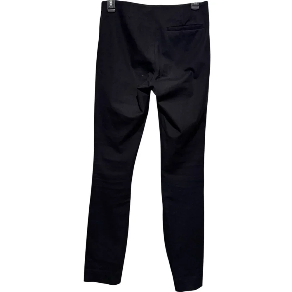 COS Size 6 Womens Black Skinny Flat Front Stretch Minimalist Midrise Pants